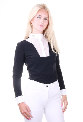 Vestrum Turniershirt Langarm Damen Trichiana Dunkelblau