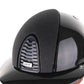 Kep Italia Reithelm Cromo 2.0 Shine Polo Schwarz RAW Frame Star Insert Beige Kinnriemen