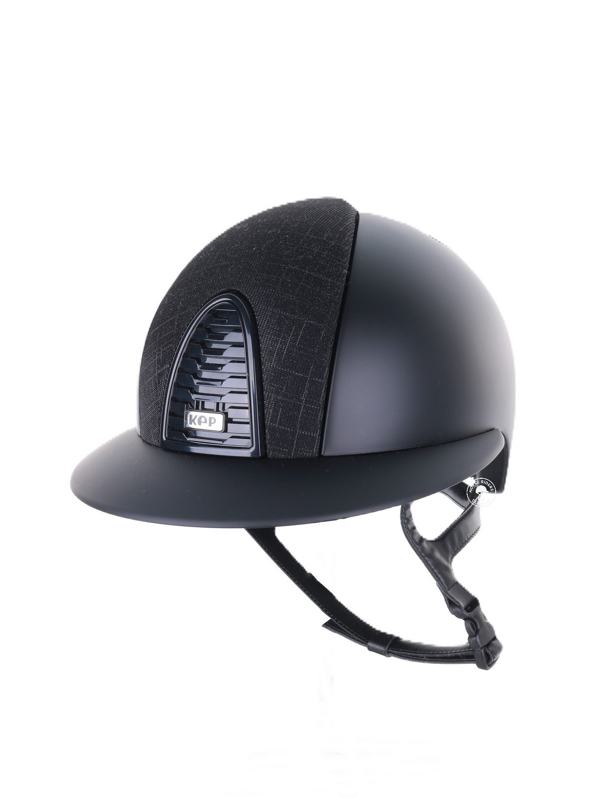 Kep Italia Paardrijhelm Cromo 2.0 Matt Polo Klep Zwart Galassia Black