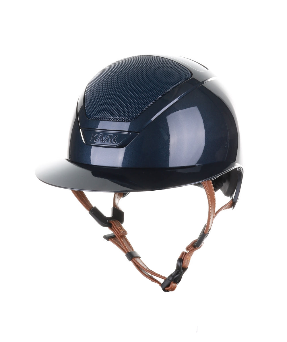 Kask Star Lady 2.0 Pure Shine Chrome Light Brown Chinstrap Navy