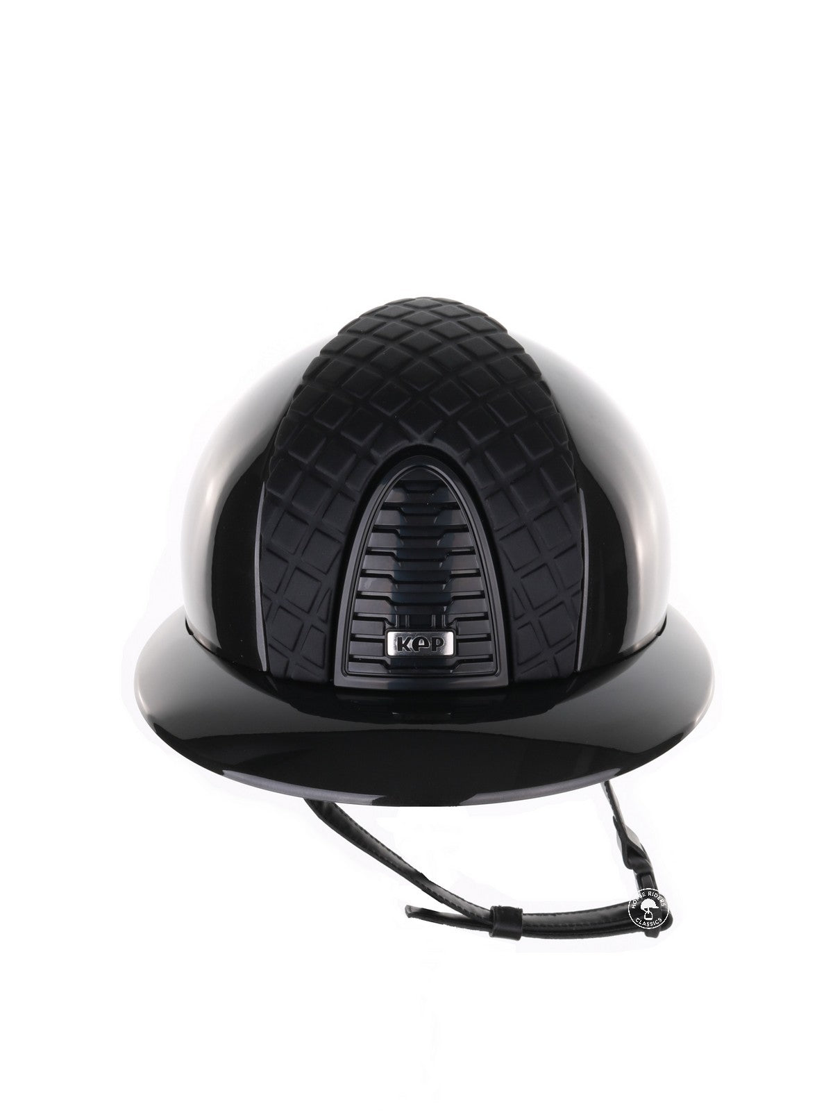 Kep Italia Reithelm Cromo 2.0 Shine Polo Schwarz RAW Frame Milano Insert