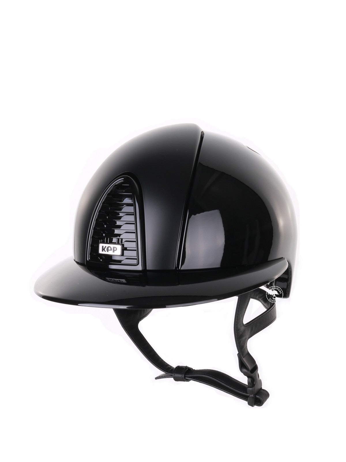 Kep Italia Reithelm Cromo 2.0 Polish Polo Schwarz Textile Inserts