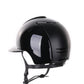 Kep Italia Reithelm Cromo 2.0 Polish Polo Schwarz Textile Inserts
