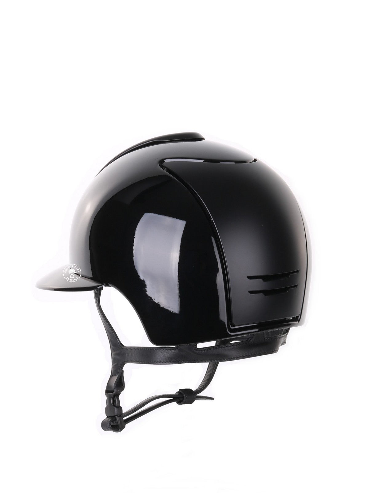 Kep Italia Reithelm Cromo 2.0 Polish Polo Schwarz Textile Inserts