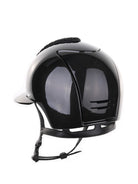 Kep Italia Paardrijhelm Cromo 2.0 Shine Polo Klep Zwart RAW Frame Milano insert