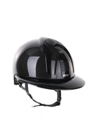 Kep Italia Paardrijhelm E-Light Carbon Polo Klep Zwart