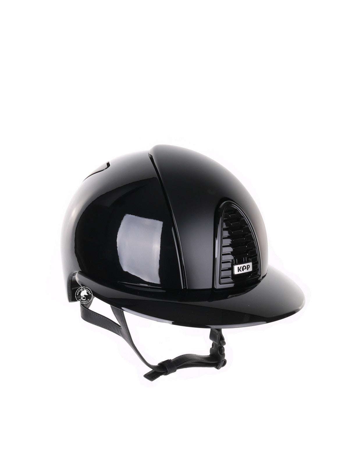 Kep Italia Reithelm Cromo 2.0 Polish Polo Schwarz Textile Inserts