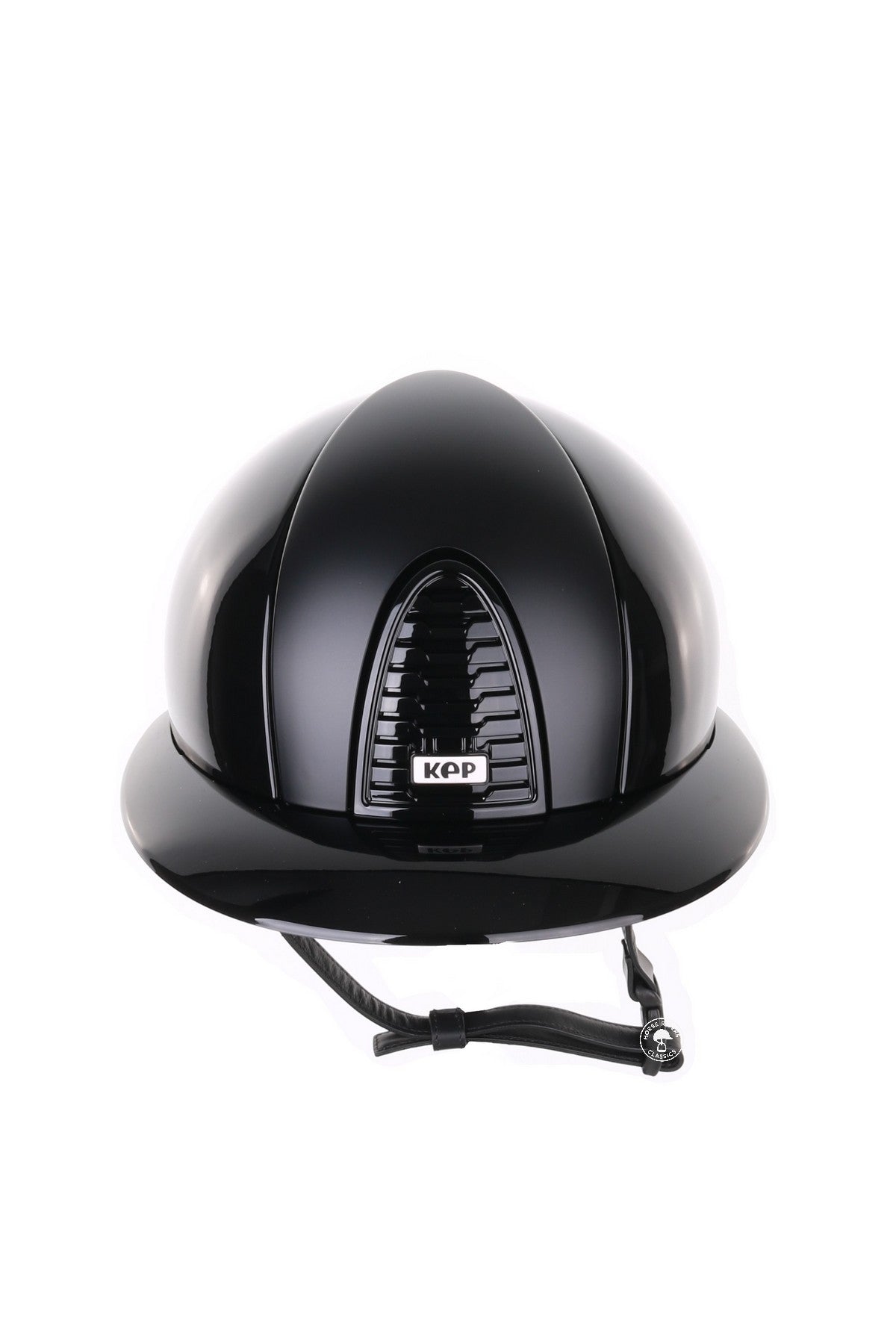 Kep Italia Reithelm Cromo 2.0 Polish Polo Schwarz Textile Inserts