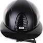 Kep Italia Reithelm Cromo 2.0 Polish Polo Schwarz Textile Inserts