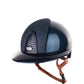 Kep Italia Reithelm Cromo 2.0 Shine Polo Blau RAW Frame Luminor Blue Insert Beige Kinnriemen