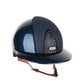 Kep Italia Reithelm Cromo 2.0 Shine Polo Blau RAW Frame Luminor Blue Insert Beige Kinnriemen