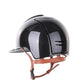 Kep Italia Reithelm Cromo 2.0 Shine Polo Schwarz RAW Frame Luminor Insert Beige Kinnriemen