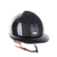 Kep Italia Reithelm Cromo 2.0 Shine Polo Schwarz RAW Frame Luminor Insert Beige Kinnriemen