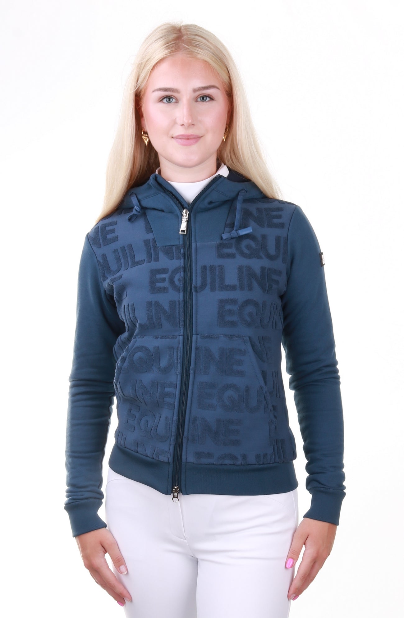 Equiline Kapuzenweste Damen Evere Blue Teal