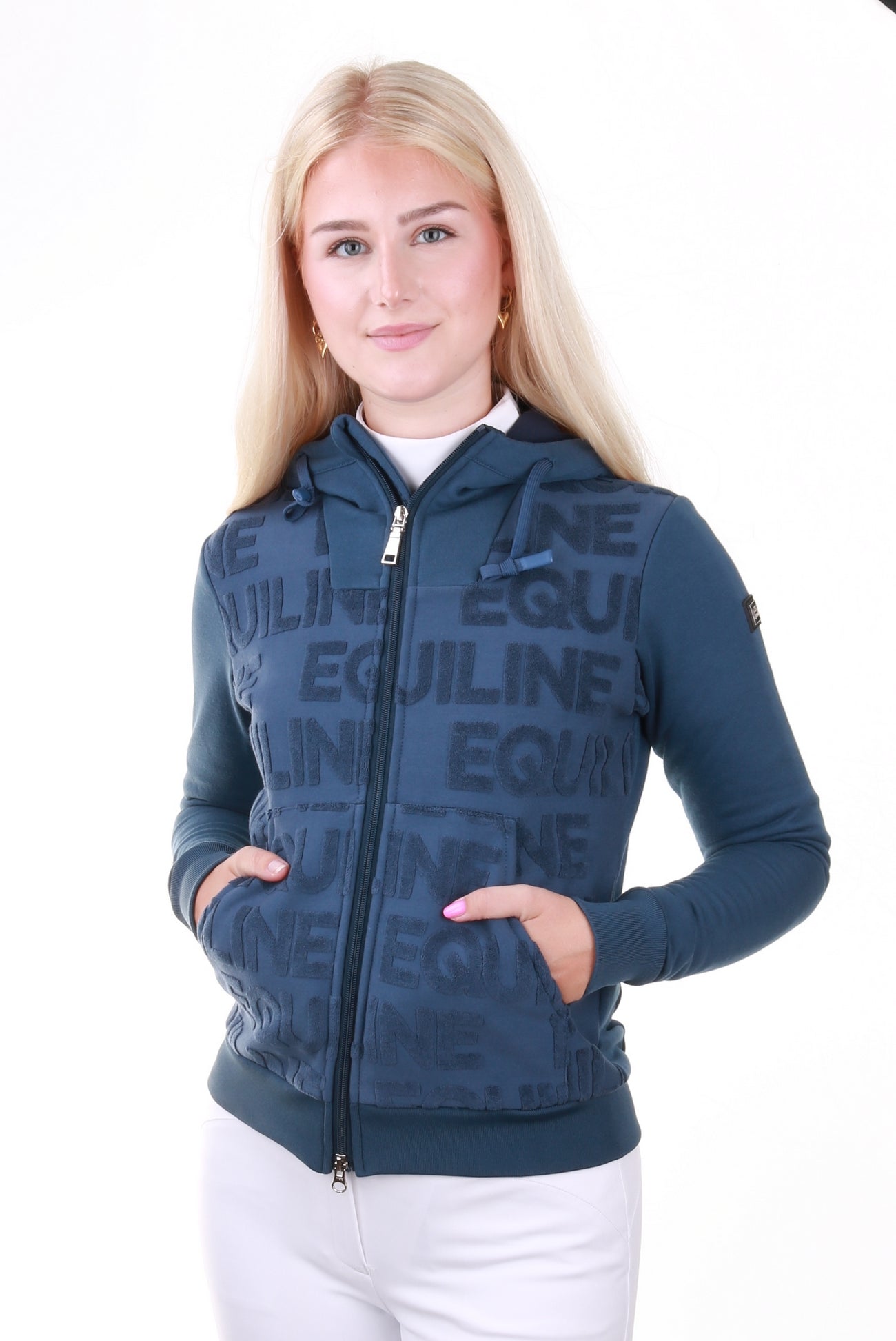 Equiline Kapuzenweste Damen Evere Blue Teal