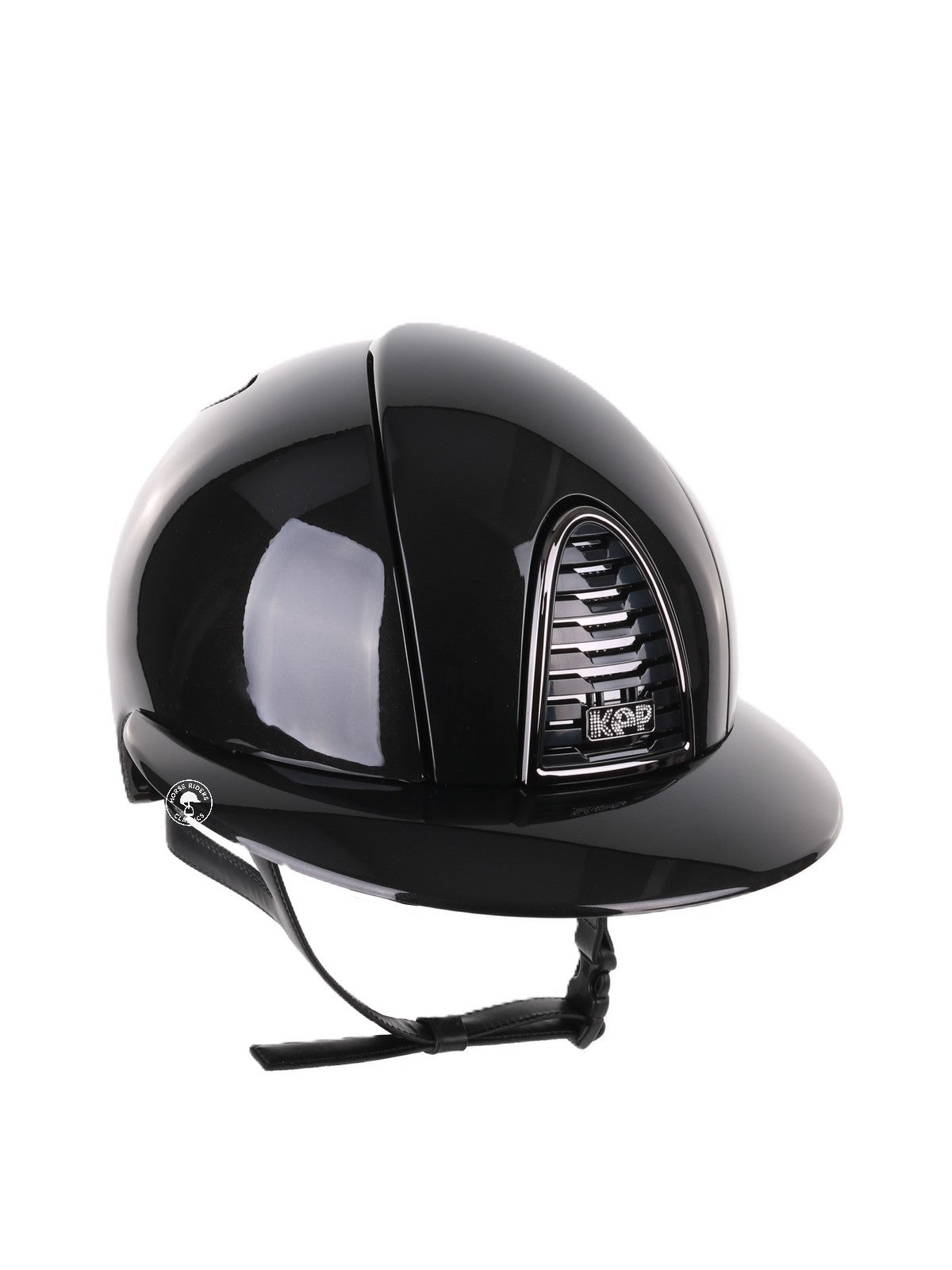 Kep Italia Paardrijhelm Cromo 2.0 Shine Polo Klep Zwart Mirror Black Frame
