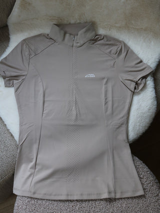 Equiline Trainingsshirt Kurzarm Damen Cyelec Tortora