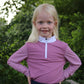 RG Turniershirt Jacquard Langarm Mädchen Rosa