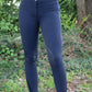 Animo Reithose Kniebesatz Damen Nicky dunkeblau