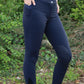 Animo Reithose Kniebesatz Damen Nicky dunkeblau