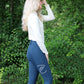Equiline Reithose Damen Full Grip High Waist Eufrefh Legion Blue