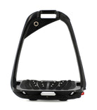 Flex-On Iron-S veiligheidsstijgbeugels zwart ultra grip