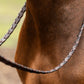 TRUST Hunter Zügel Braided silberne Schnallen Braun