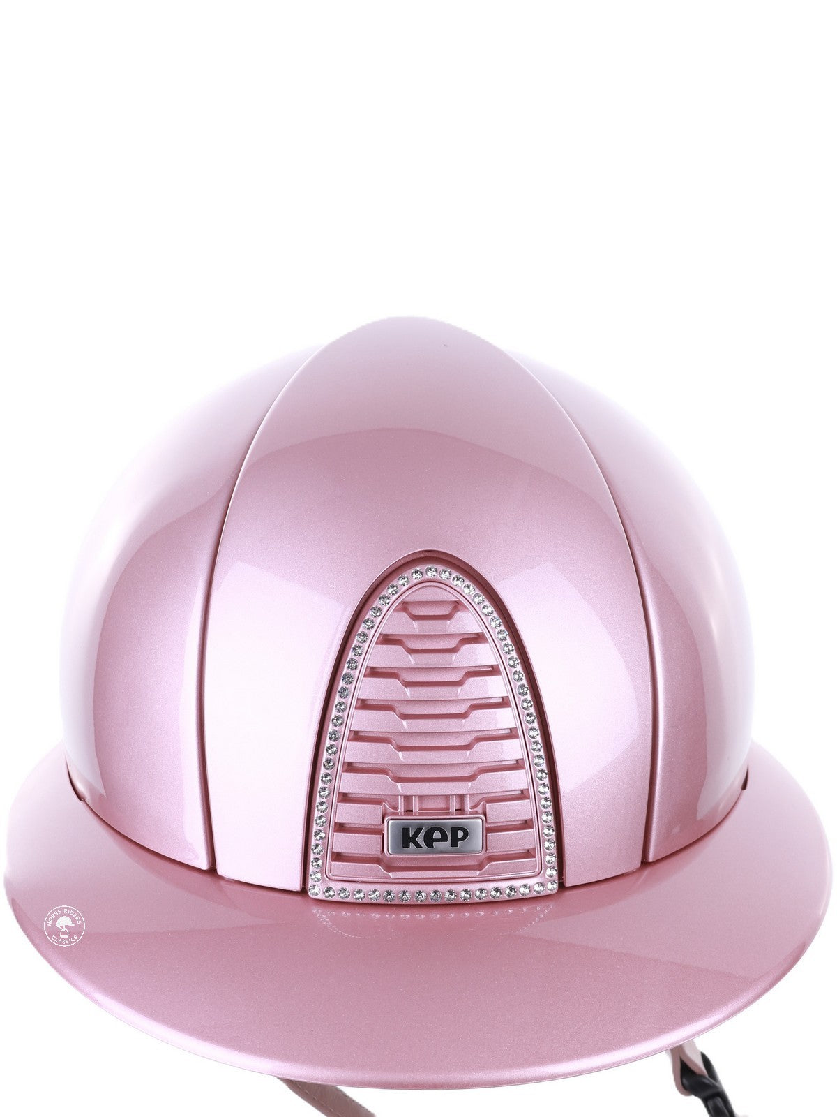 Kep Italia Reithelm Cromo 2.0 Diamond Polo Rosa Swarovski Frame
