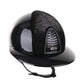 Kep Italia Reithelm Cromo 2.0 Diamond Polo Schwarz Shaded Silver Insert Swarovski Frame