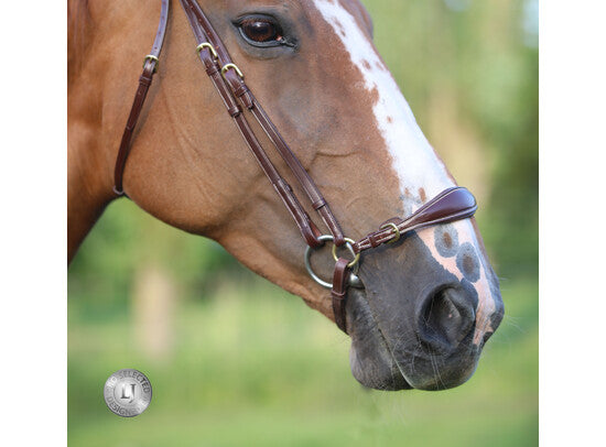 LJ Leathers New Pro Lage Neusriem Bruin