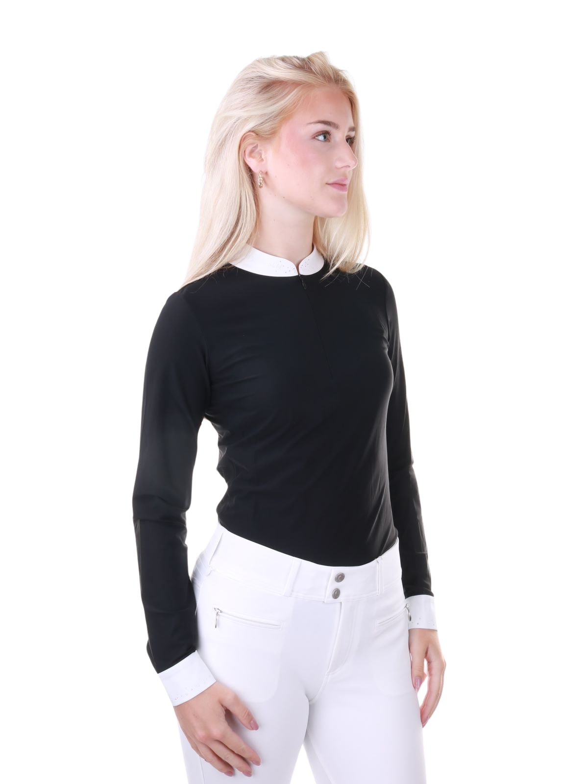 Samshield Turniershirt Langarm Damen Louisella Schwarz