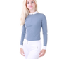Samshield Turniershirt Langarm Damen Louisella Dusty Blue