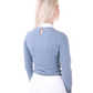 Samshield Turniershirt Langarm Damen Louisella Dusty Blue