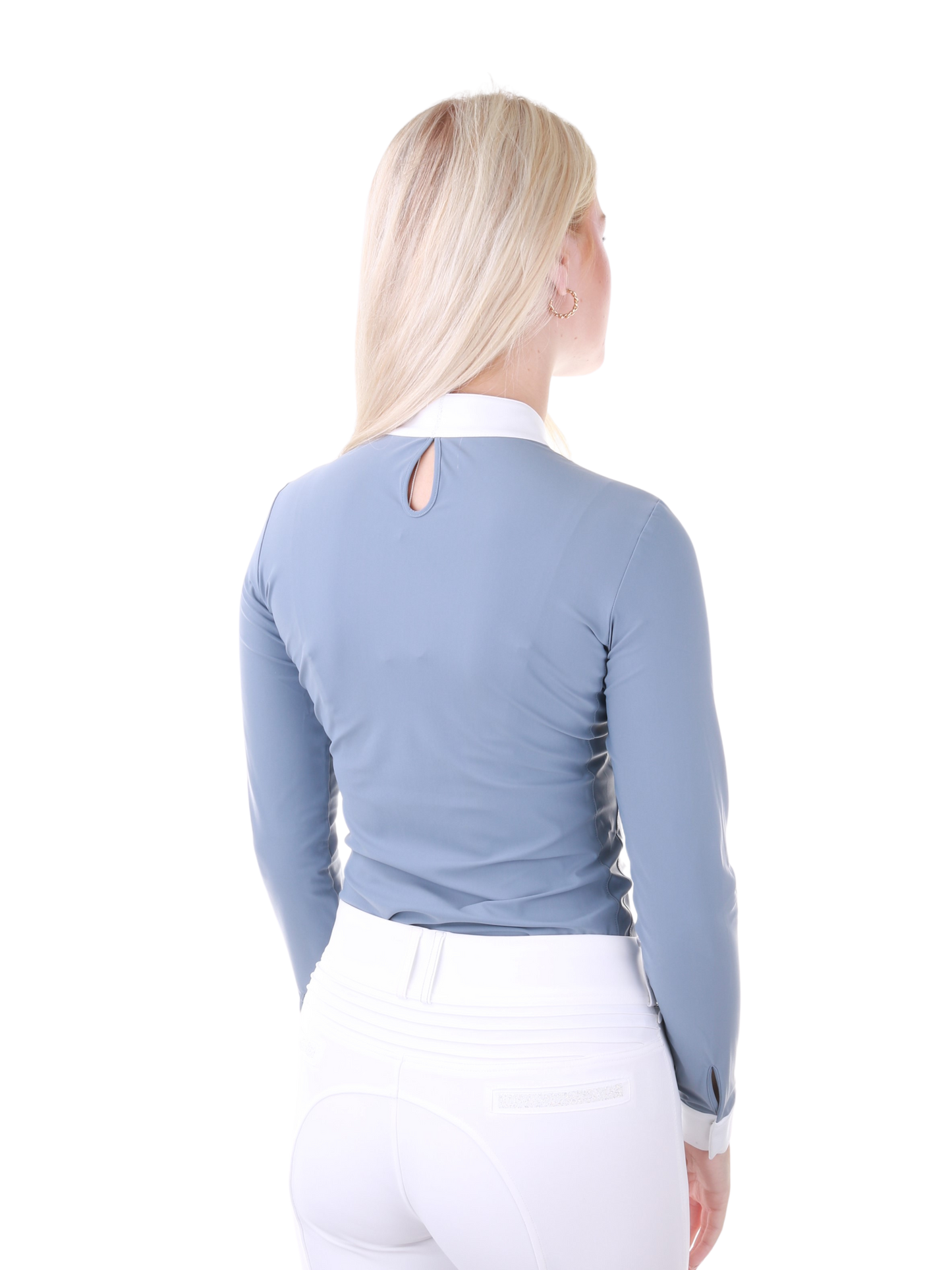 Samshield Turniershirt Langarm Damen Louisella Dusty Blue