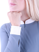 Samshield Wedstrijdshirt Lange Mouwen Dames Louisella Dusty Blue