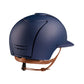 Kep Italia Reithelm Cromo 2.0  Matt Blau Beige Kinnriemen