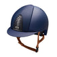 Kep Italia Reithelm Cromo 2.0  Matt Blau Beige Kinnriemen