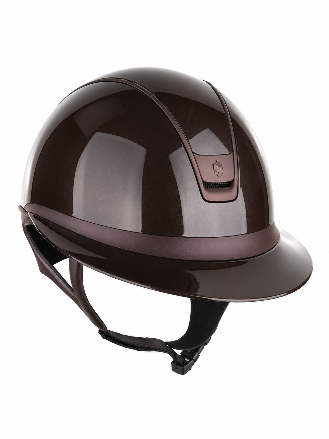 Samshield 2.0 Paardrijhelm Miss Shield Shadowglossy Darkline Bruin