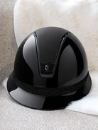 Samshield 2.0 Paardrijhelm Miss Shield Shadowglossy Crystal Blazon FB Zwart