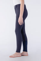 Equiline rijbroek jongens knie grip Jhoank blauw
