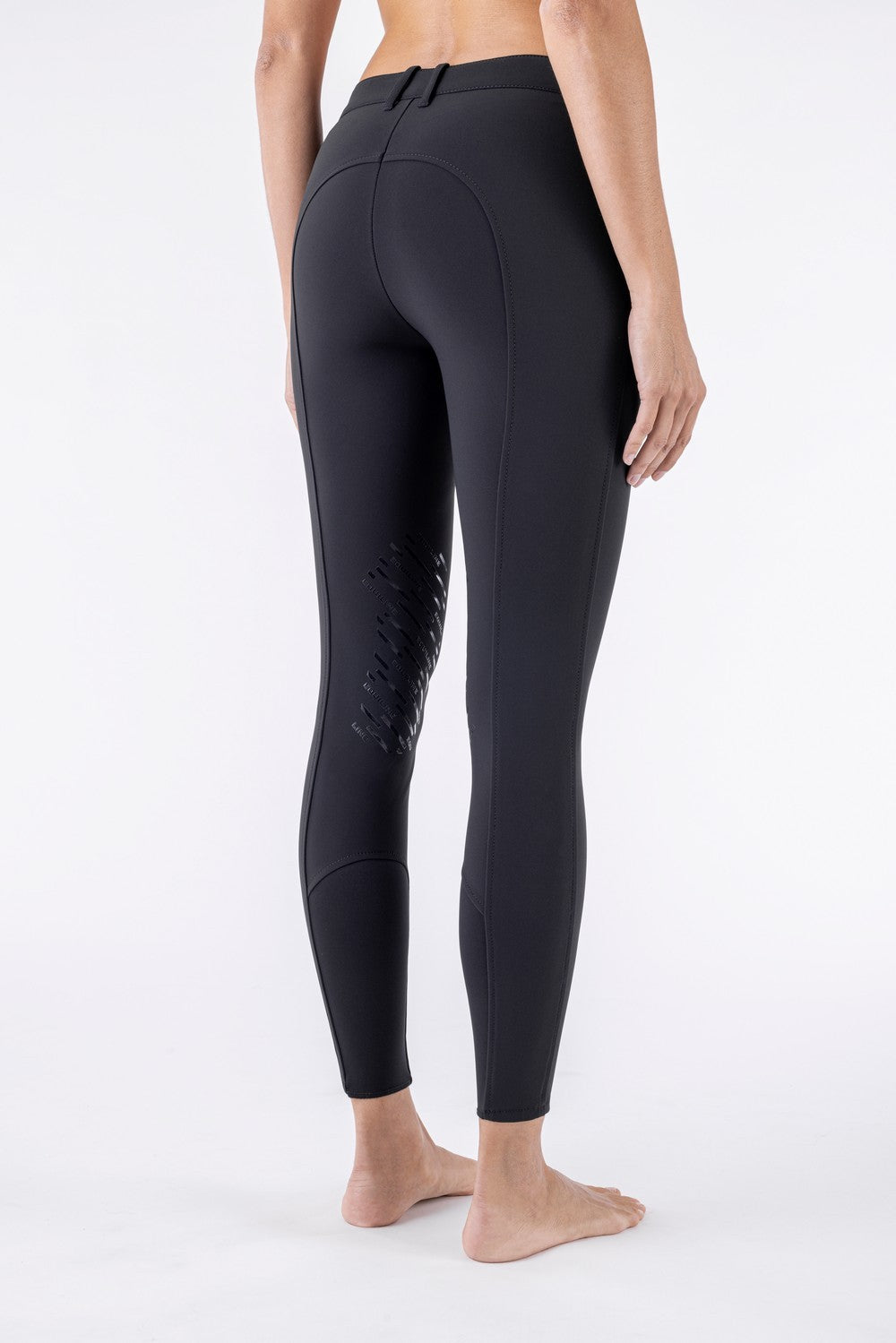Equiline reithose Damen kniebesatz Cornek Schwarz