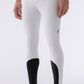 Equiline Reithose Grip Kniebesatz Albertk Weiß