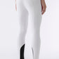Equiline Reithose Grip Kniebesatz Albertk Weiß