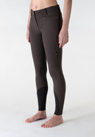 Equiline rijbroek dames knie grip Eqash Strass Bruin