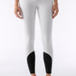 Equiline reithose Damen kniebesatz Ash Weiß