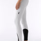 Equiline reithose Damen kniebesatz Ash Weiß