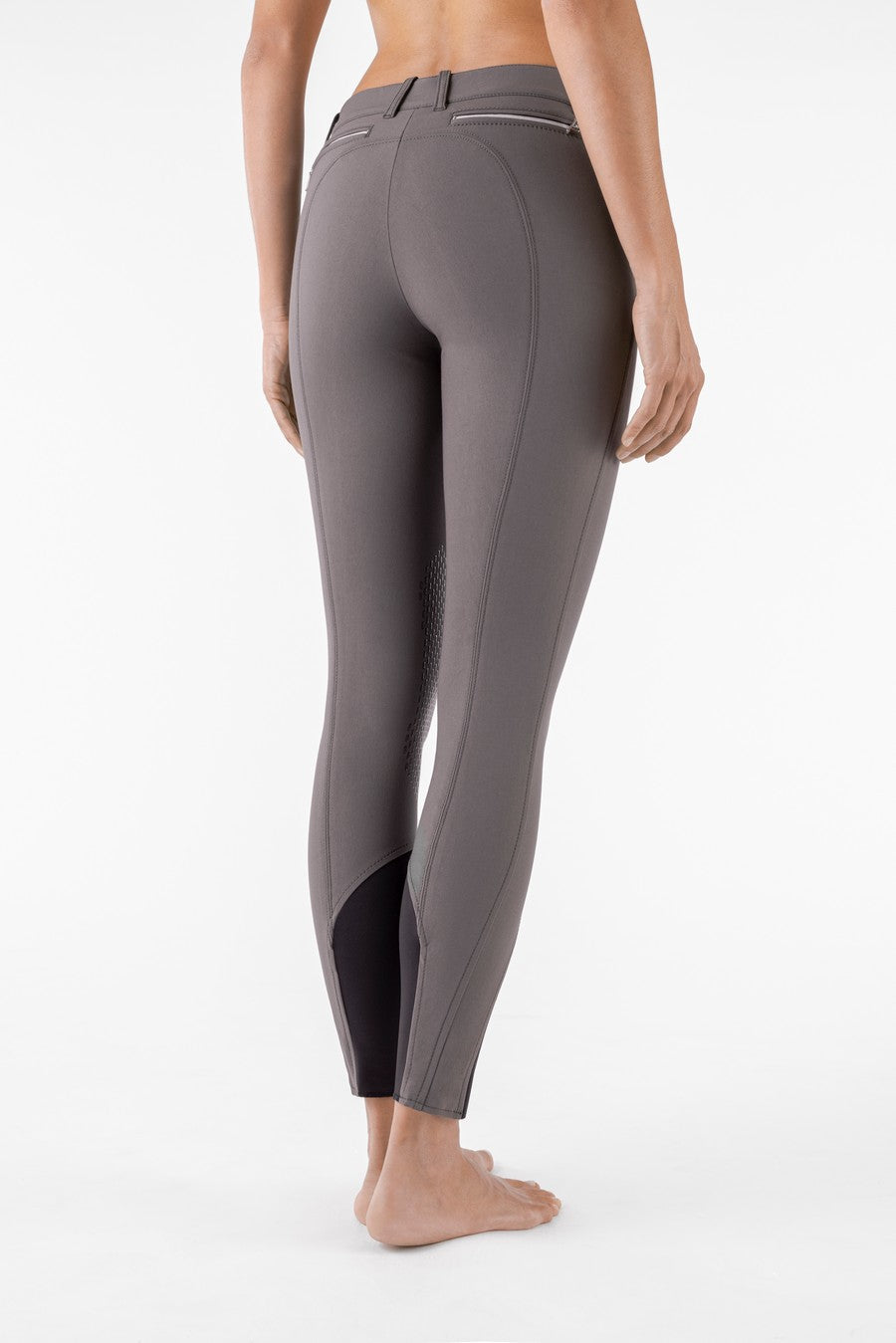 Equiline reithose Damen kniebesatz Ash Braun