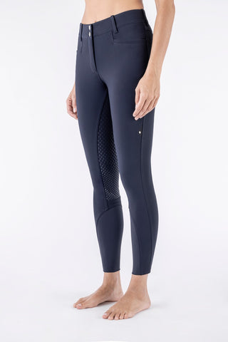 Equiline Reithose Vollbesatz High Waist Adellek Navy