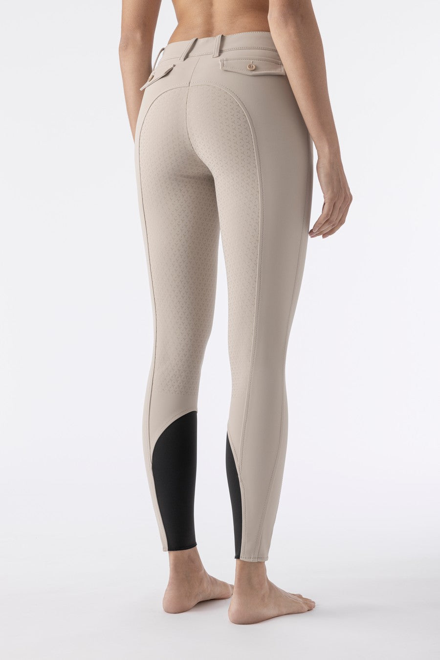 Equiline rijbroek dames full grip Ceriek beige