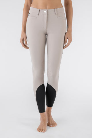 Equiline Reithose Grip Kniebesatz Damen Atirk Beige